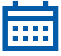 Icon Kalender weiß